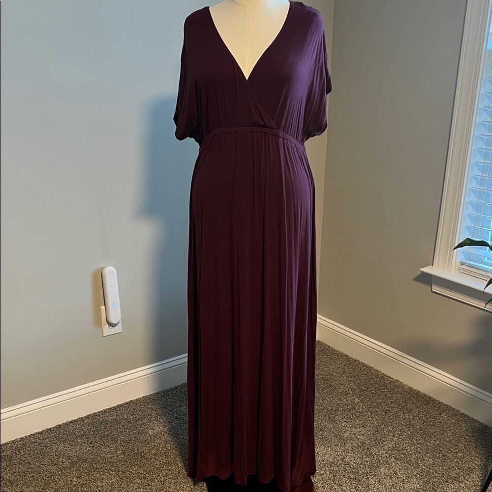 Amazon Essentials Women's Maxi Dress in Rich Purple